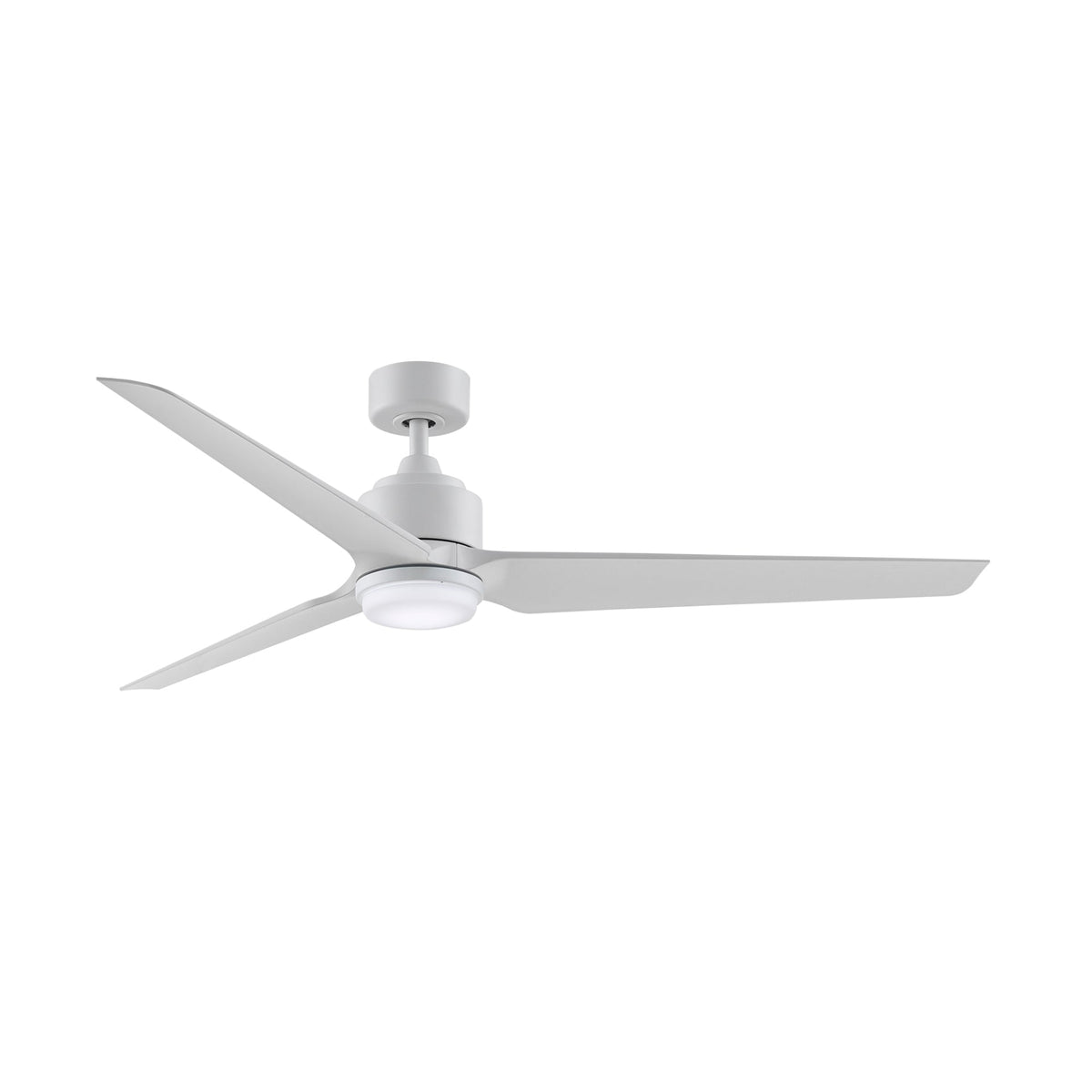 TriAire Marine Grade Coastal Outdoor Fan - 64 - White MAD8515MWM-64, BPW8514-64MWW, LK8514MWM With a Light Kit Coastal Lighting