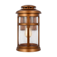 Newport Coastal Outdoor Wall Lantern - Small 13" - Copper