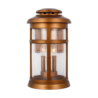 Newport Coastal Outdoor Wall Lantern - Medium 16" - Copper