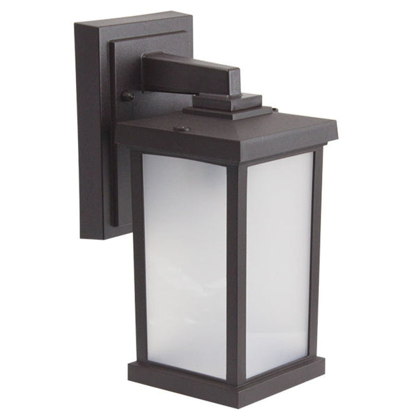 Artisan Square Coastal Wall Mount - Frosted Small S51SF - BZ Bronze Lighting