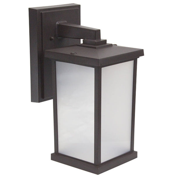 Artisan Square Coastal Wall Mount - Frosted Large S51VF - BZ Bronze Lighting