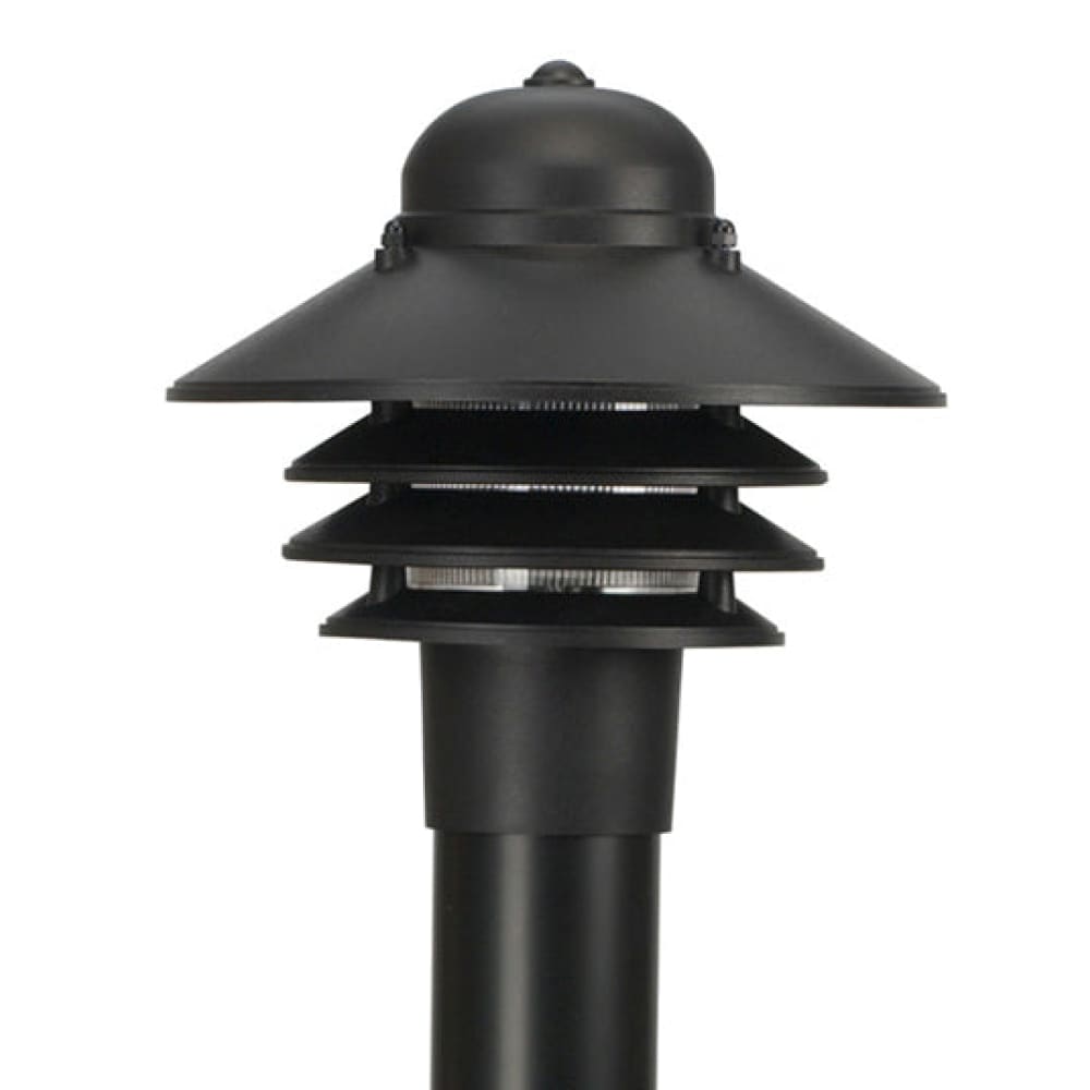 Classic Nautical Non-Corrosive Bollard - Black