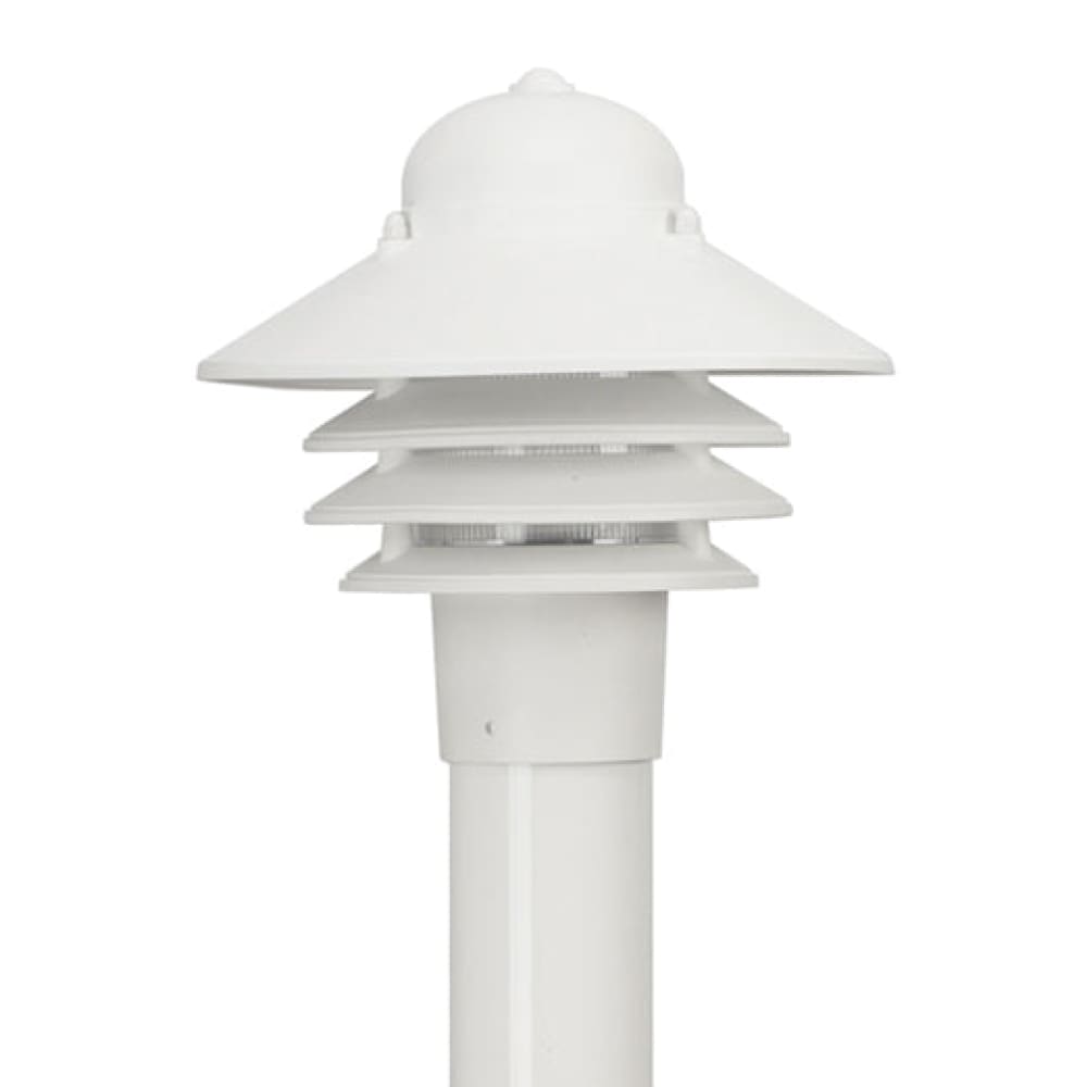 Classic Nautical Non-Corrosive Bollard - White