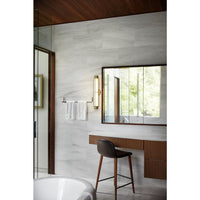 Saylor LED Vanity Sconce - Large - Brass