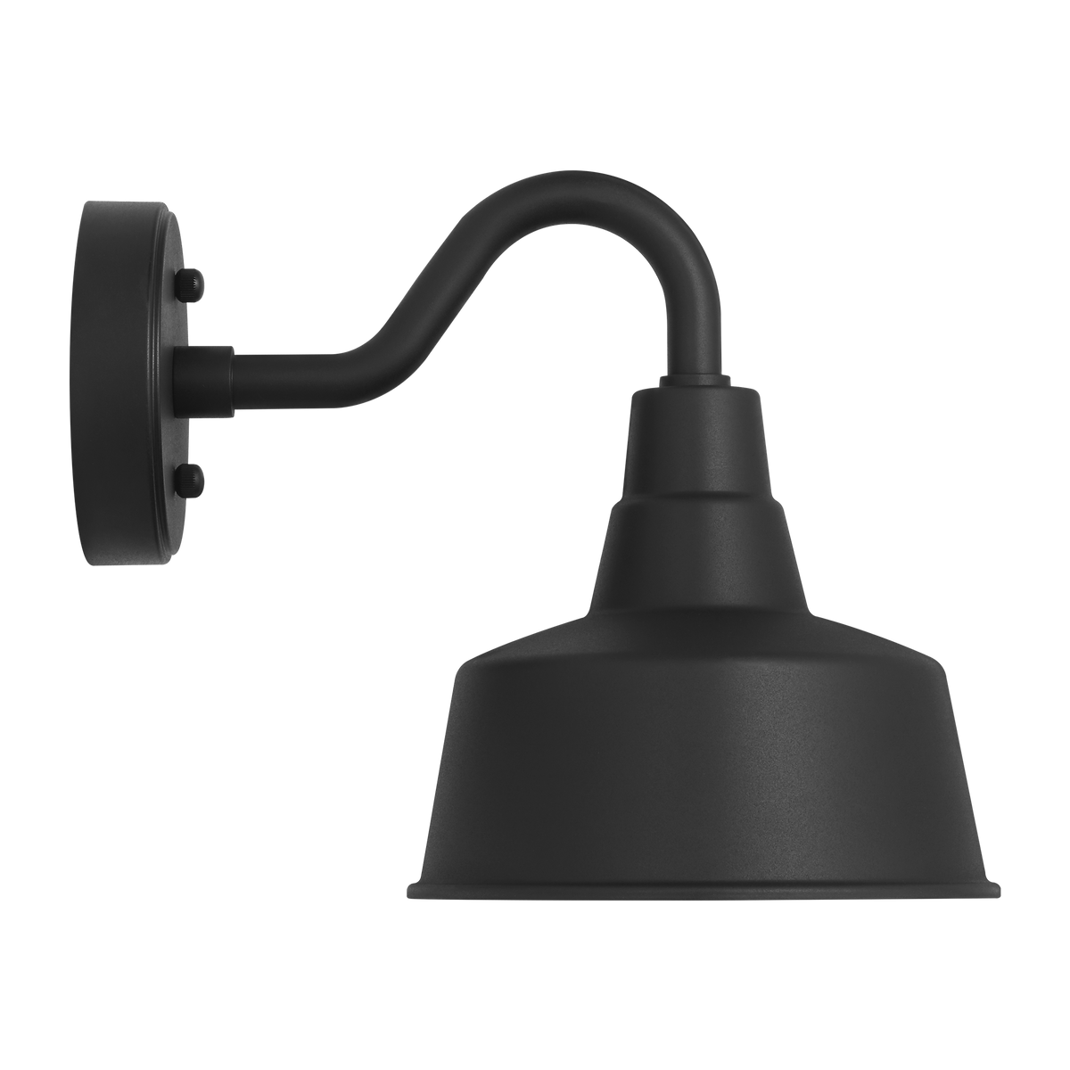 Barn Light Coastal Outdoor Wall Lantern - Black - Small