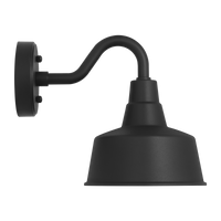Barn Light Coastal Outdoor Wall Lantern - Black - Small