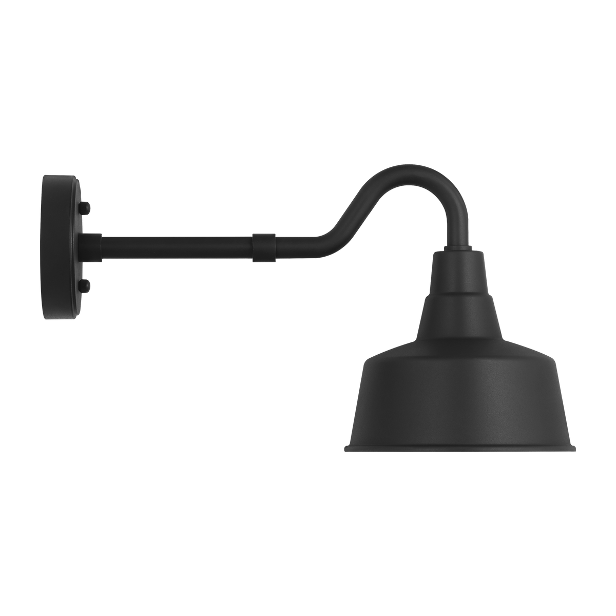 Barn Light Coastal Outdoor Wall Lantern - Black - Small