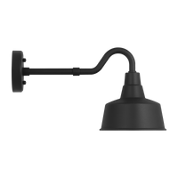 Barn Light Coastal Outdoor Wall Lantern - Black - Small