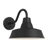 Barn Light Coastal Outdoor Wall Lantern - Black - Medium