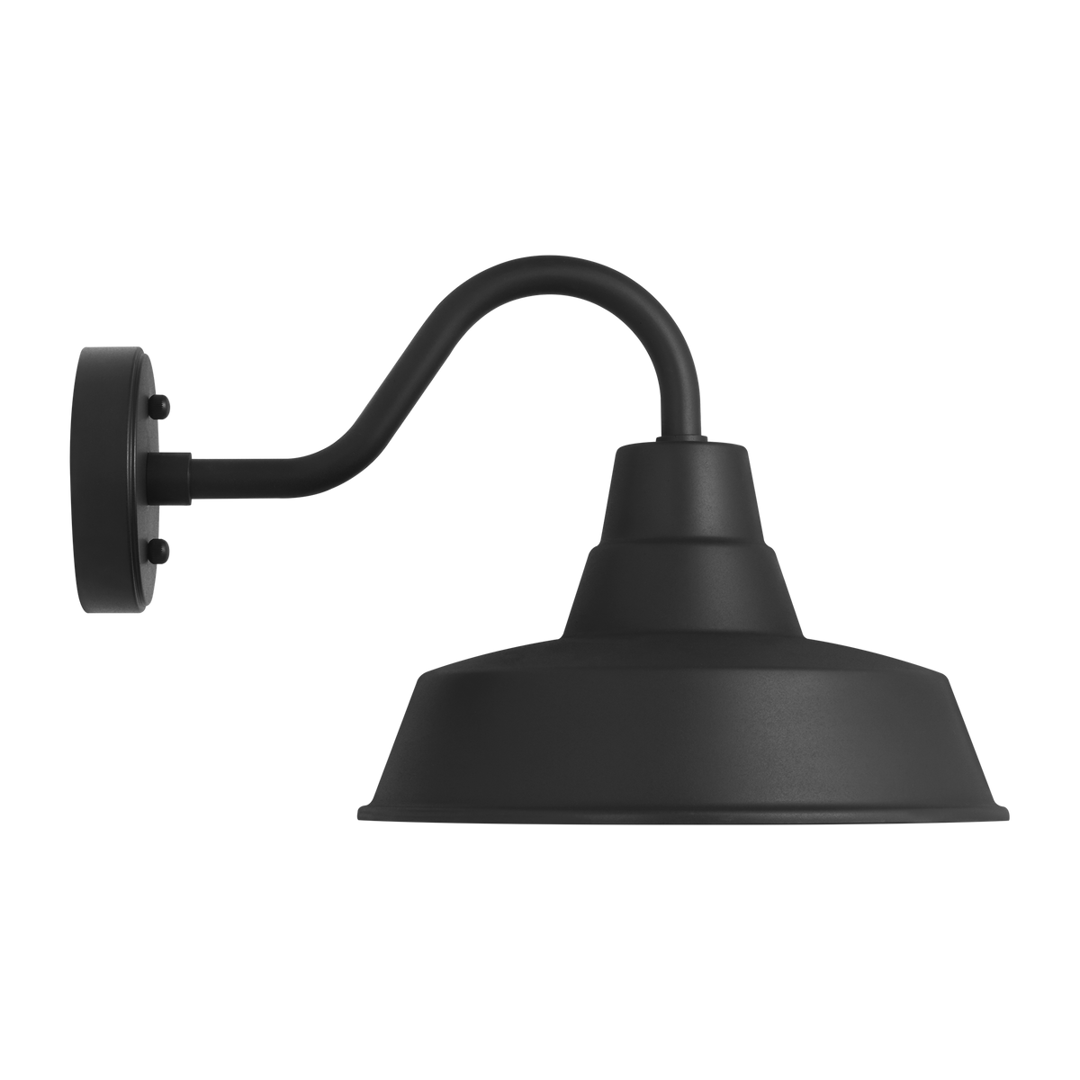 Barn Light Coastal Outdoor Wall Lantern - Black - Medium