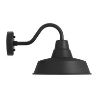 Barn Light Coastal Outdoor Wall Lantern - Black - Medium