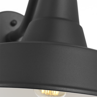 Barn Light Coastal Outdoor Wall Lantern - Black - Medium