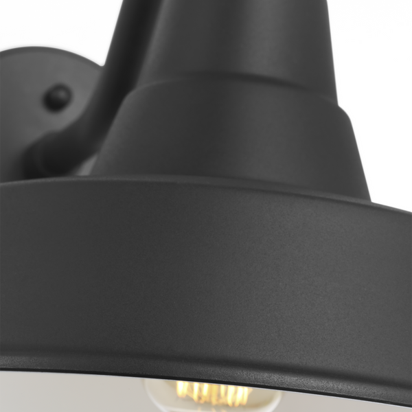 Barn Light Coastal Outdoor Wall Lantern - Black - Medium