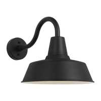 Barn Light Coastal Outdoor Wall Lantern - Black - Large