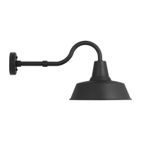 Barn Light Coastal Outdoor Wall Lantern - Black - Large