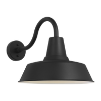 Barn Light Coastal Outdoor Wall Lantern - Black - Extra Large