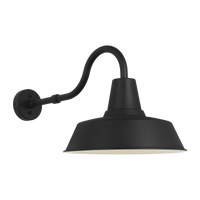 Barn Light Coastal Outdoor Wall Lantern - Black - Extra Large
