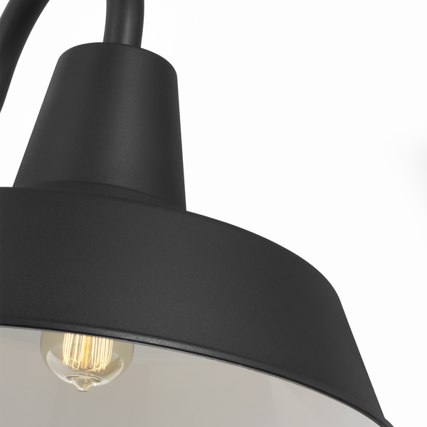 Barn Light Coastal Outdoor Wall Lantern - Black - Extra Large