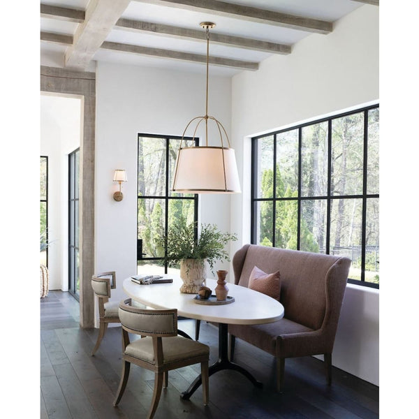 Clarke Drum Chandelier - Brass