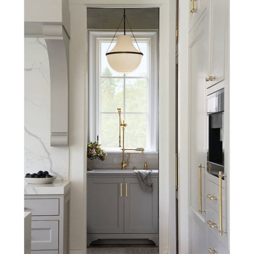 Collins Semi-Flush Mount - Black