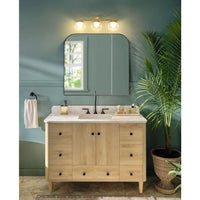Sunni 3 Light Vanity - Brass