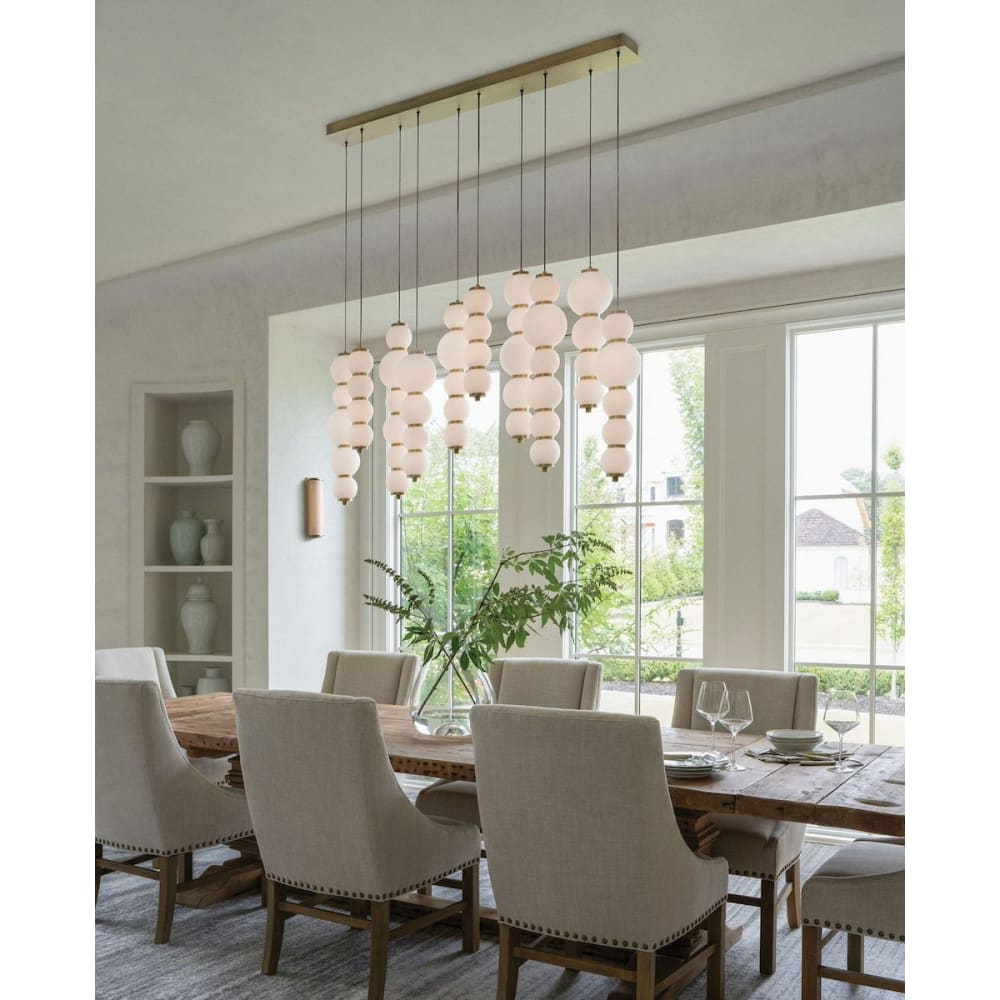 Trigo Multi Light Linear Chandelier