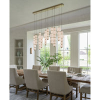 Trigo Multi Light Linear Chandelier
