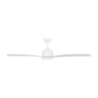 Avila Marine Grade Coastal Fan - LED - 60" - Matte White