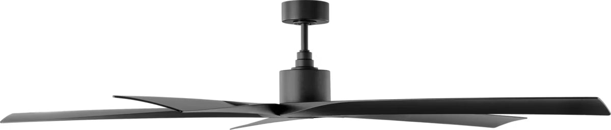 Aspen Coastal Outdoor Ceiling Fan - 70" - Black