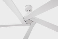 Aspen Coastal Outdoor Ceiling Fan - 70" - Matte White