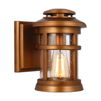 Newport Coastal Outdoor Wall Lantern - Extra Small 9" - Copper