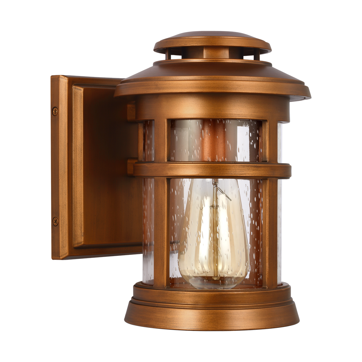 Newport Coastal Outdoor Wall Lantern - Extra Small 9" - Copper