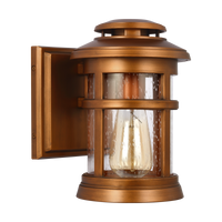 Newport Coastal Outdoor Wall Lantern - Extra Small 9" - Copper