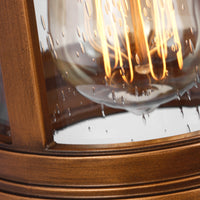 Newport Coastal Outdoor Wall Lantern - Extra Small 9" - Copper