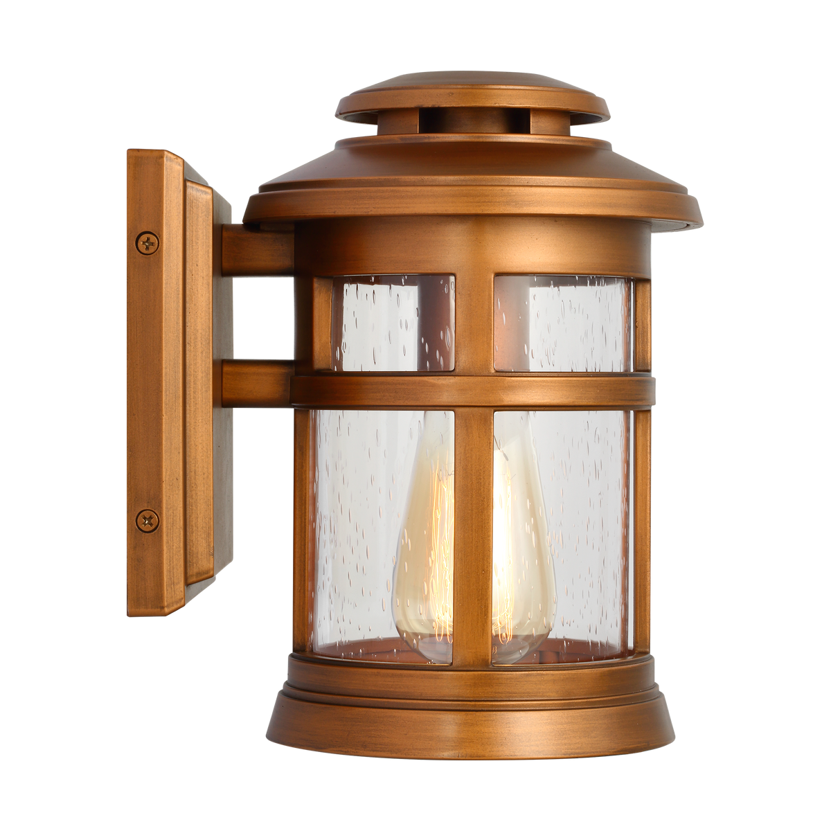 Newport Coastal Outdoor Wall Lantern - Extra Small 9" - Copper