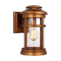 Newport Coastal Outdoor Wall Lantern - Small 13" - Copper