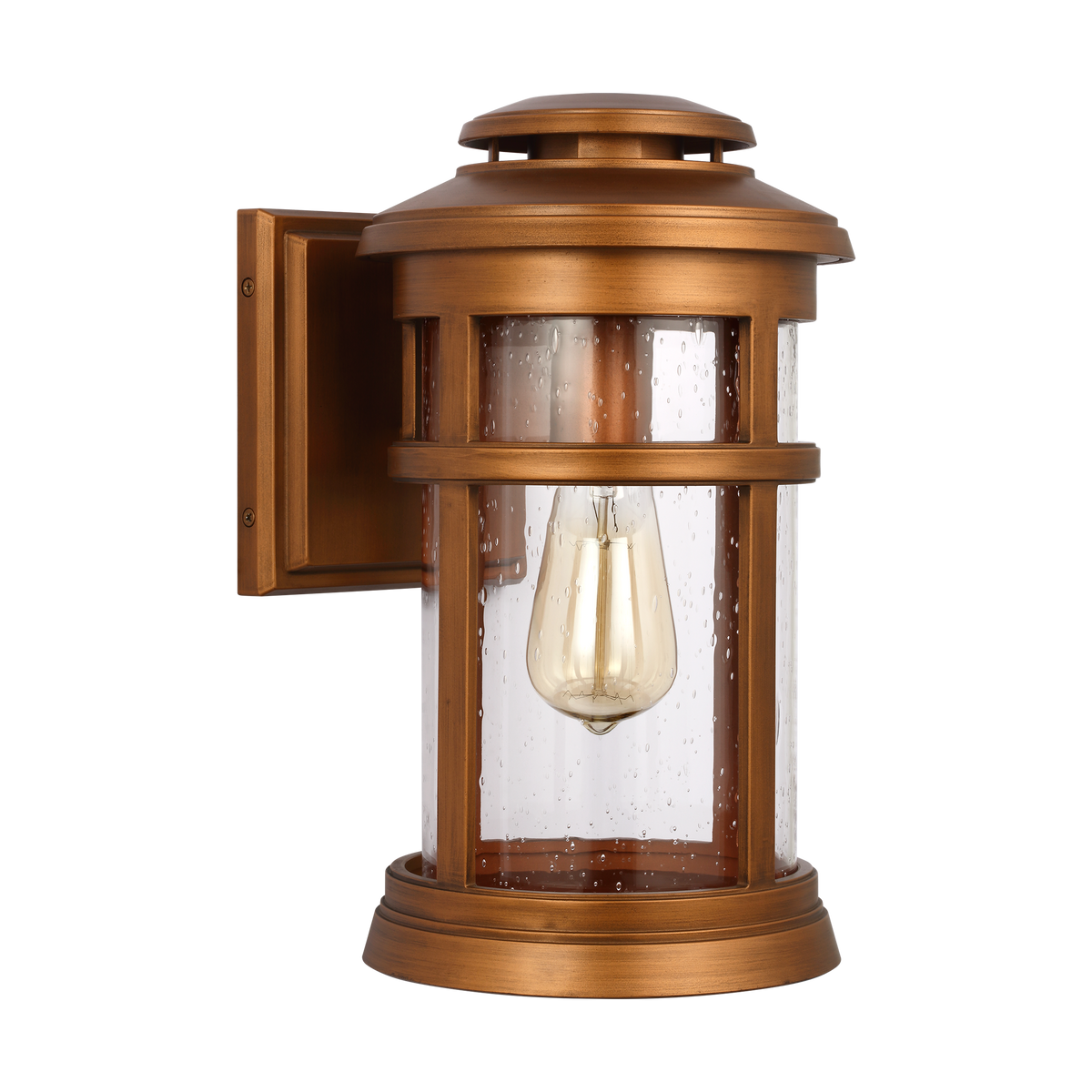 Newport Coastal Outdoor Wall Lantern - Small 13" - Copper