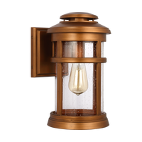 Newport Coastal Outdoor Wall Lantern - Small 13" - Copper