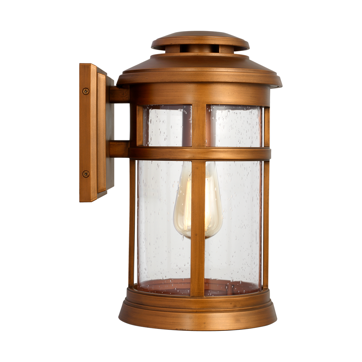 Newport Coastal Outdoor Wall Lantern - Small 13" - Copper