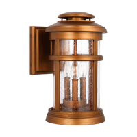 Newport Coastal Outdoor Wall Lantern - Medium 16" - Copper