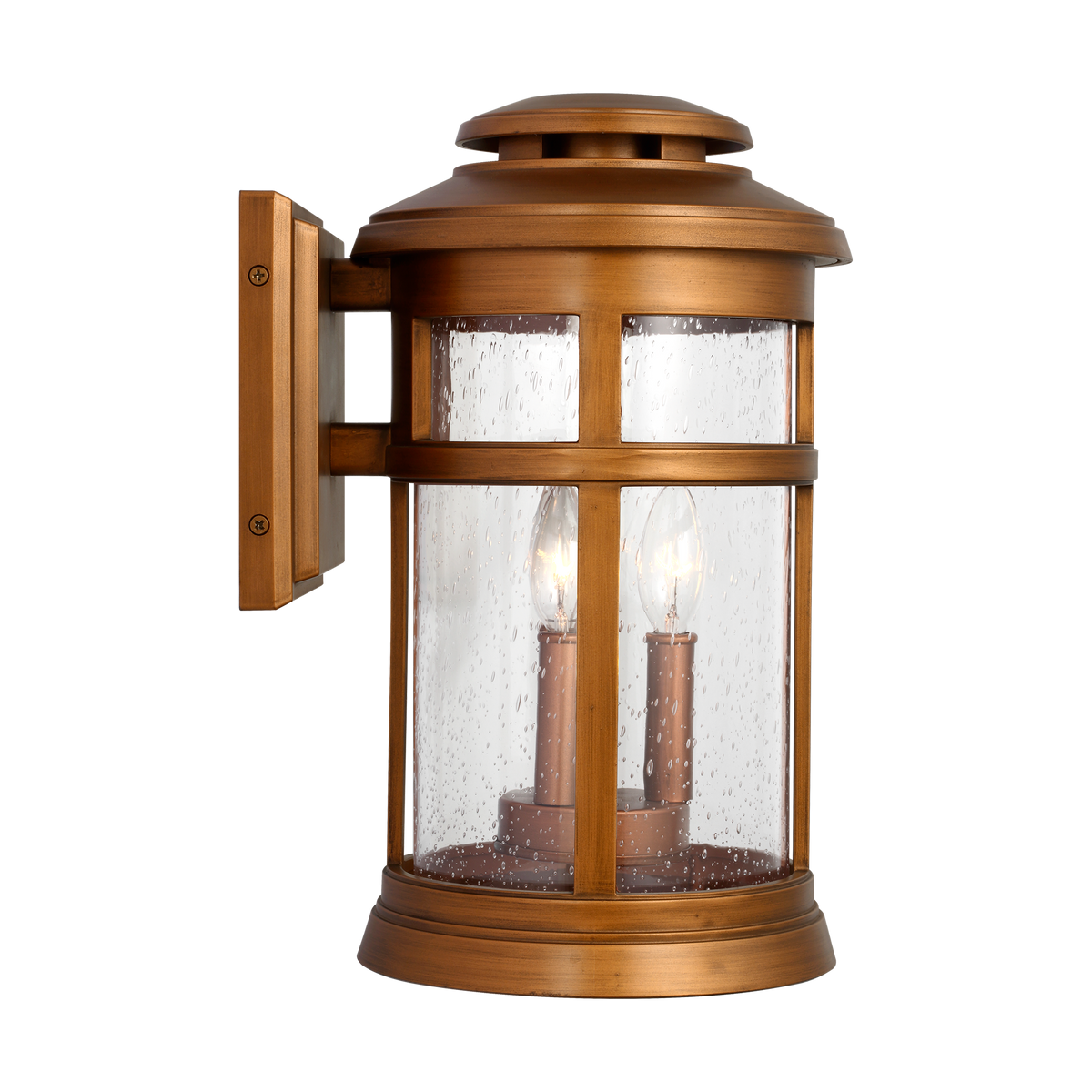 Newport Coastal Outdoor Wall Lantern - Medium 16" - Copper