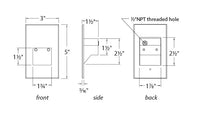 Marine Grade Vertical Step and Wall Light