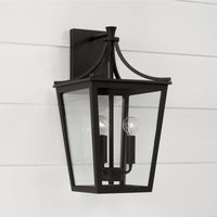 Capital Lighting Adair - 3 Light Outdoor Wall Lantern 947931BK Coastal Lighting