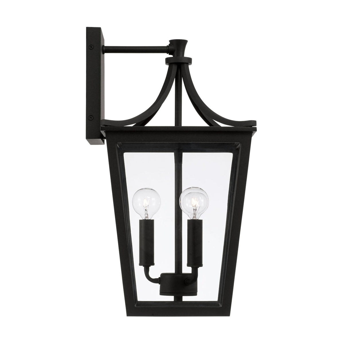 Capital Lighting Adair - 3 Light Outdoor Wall Lantern 947931BK Coastal Lighting