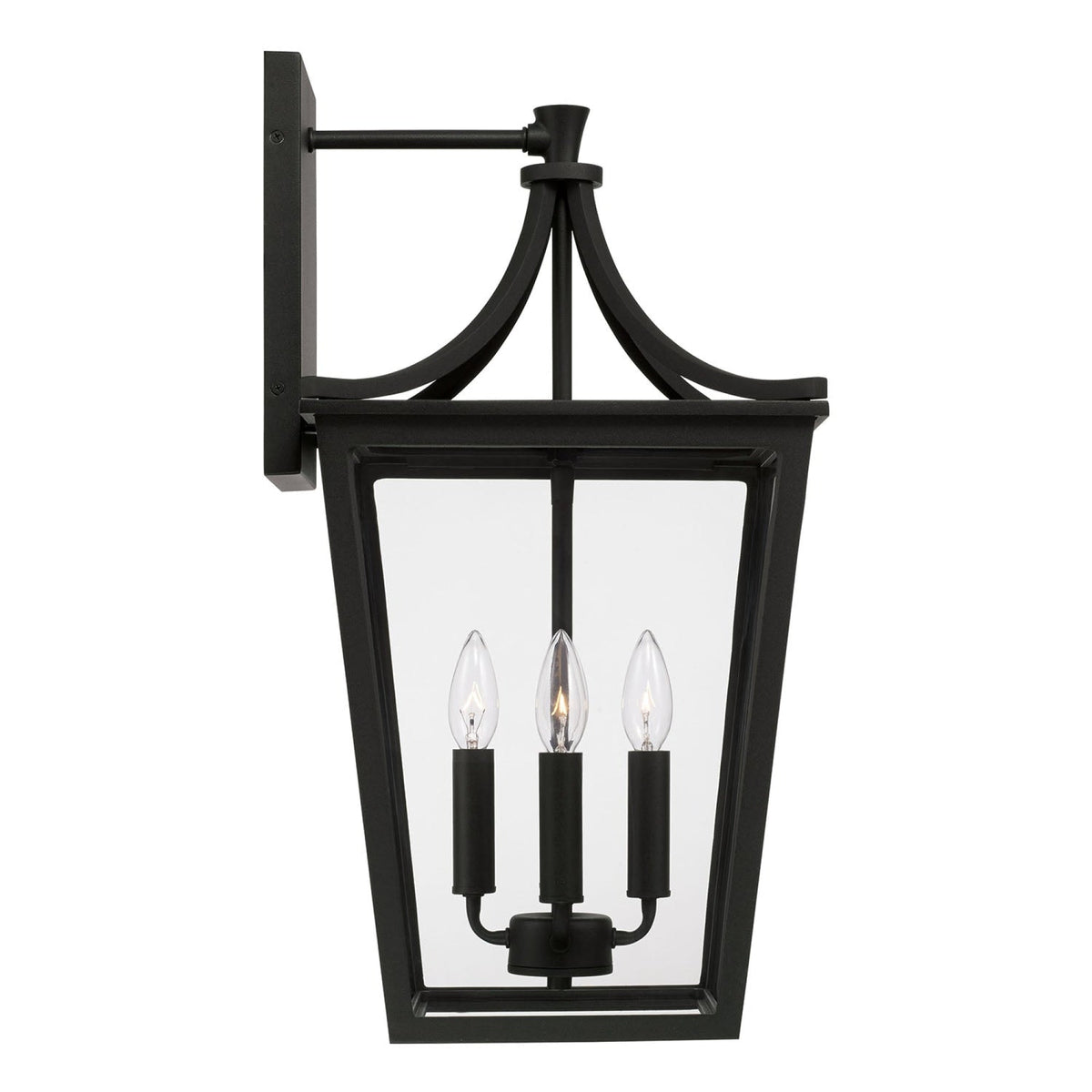 Capital Lighting Adair - 4 Light Outdoor Wall Lantern 947941BK Coastal Lighting