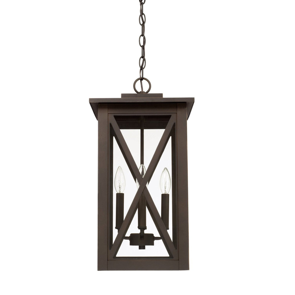 Capital Lighting Avondale Four Light Outdoor Hanging Lantern 926642OZ Coastal Lighting