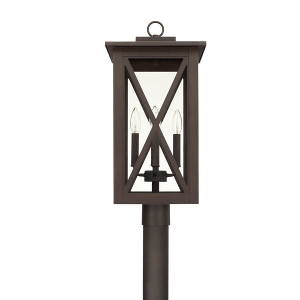 Capital Lighting Avondale Four Light Outdoor Post Lantern 926643OZ Coastal Lighting