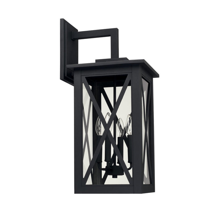 Capital Lighting Avondale Four Light Outdoor Wall Lantern 926641BK Coastal Lighting