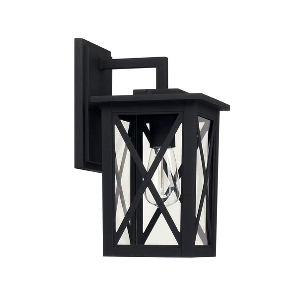 Capital Lighting Avondale One Light Outdoor Wall Lantern 926611BK Coastal Lighting