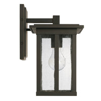 Capital Lighting Barrett One Light Outdoor Wall Lantern - Small - Oiled Bronze 943811OZ Coastal Lighting